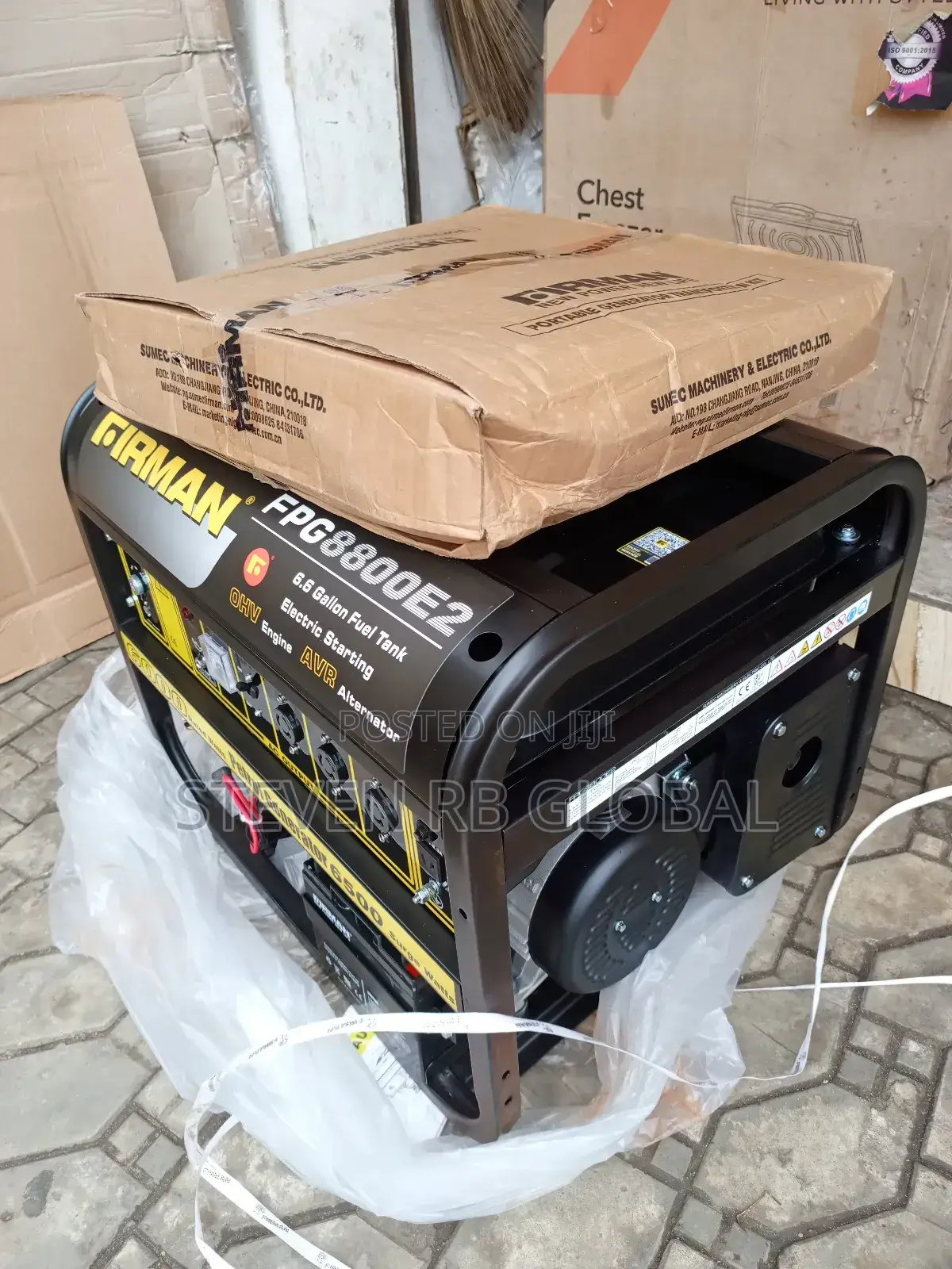 Sumec Firman 6.5kva Key Starter Generator - FPG 8800e2