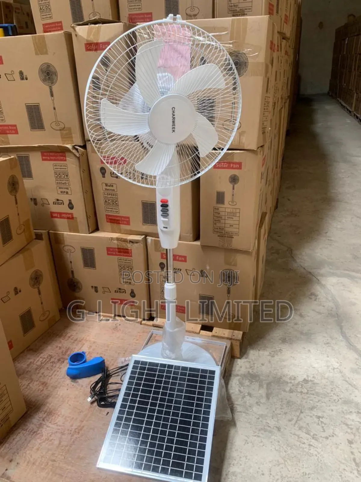 Solar Standing Fan
