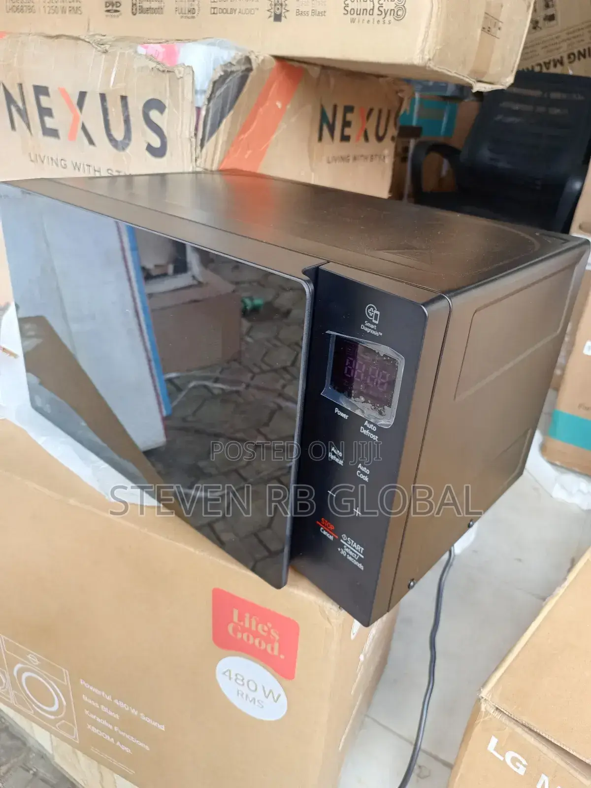 Lg 20 Liters Microwave Oven Black | Mwo-2032
