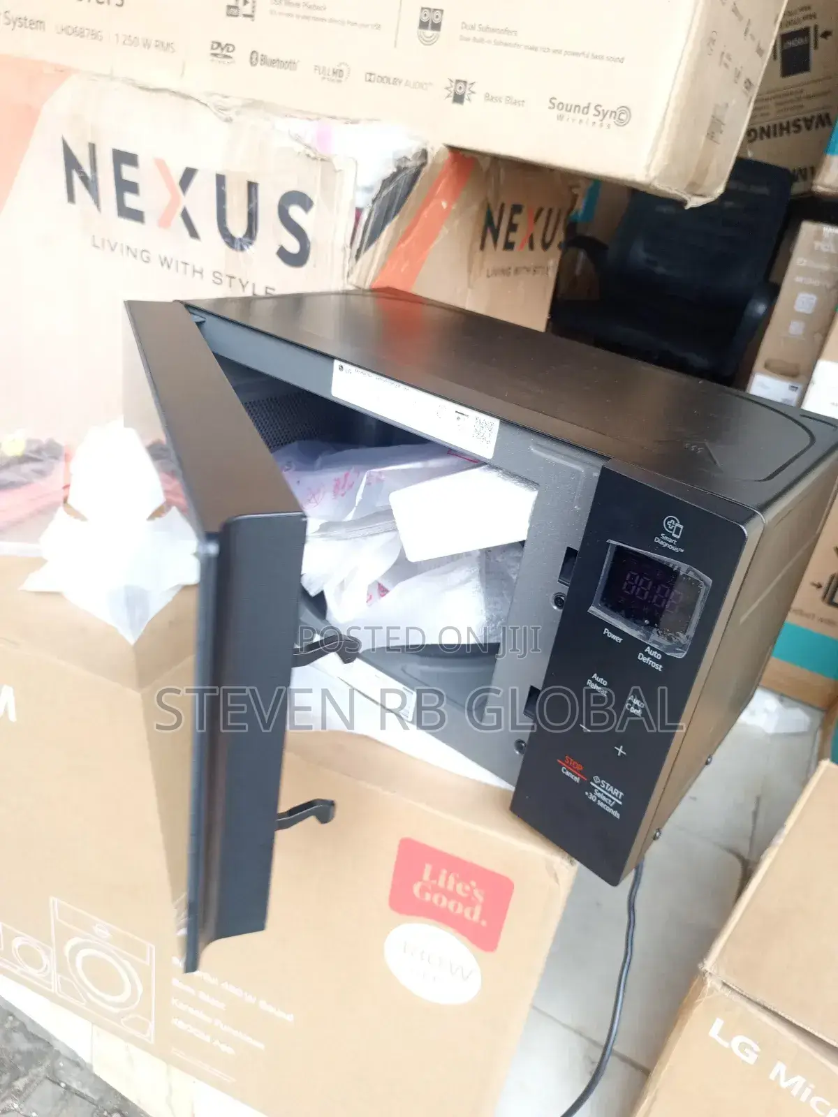 Lg 20 Liters Microwave Oven Black | Mwo-2032