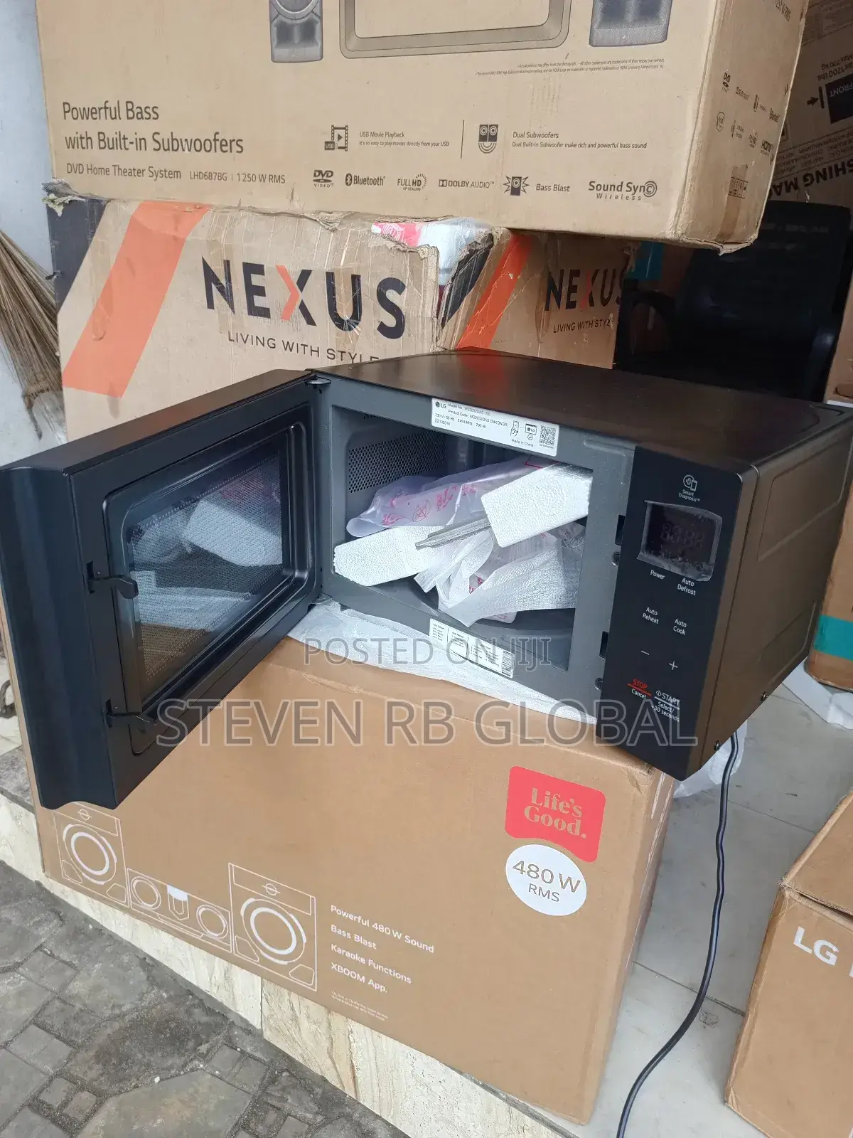Lg 20 Liters Microwave Oven Black | Mwo-2032