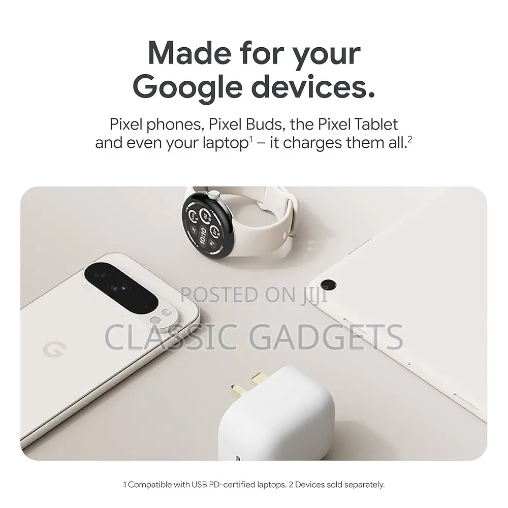 Google 45w Usb-C Power Charger - Fast-Charging Pixel Charger