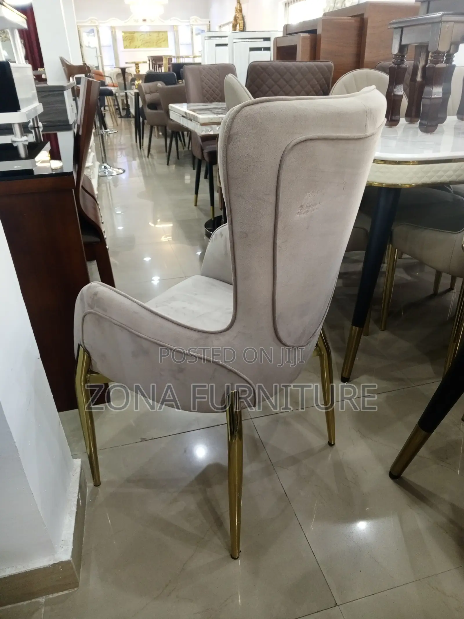 High Quality Luxury Super Solid Dining Chairs Fabric