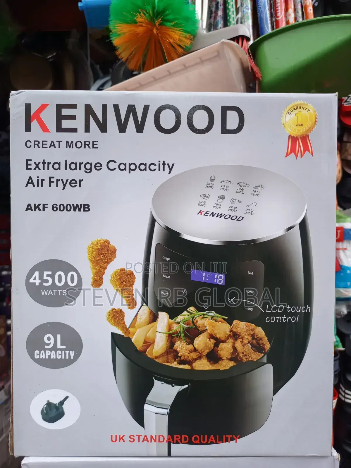 Kenwood 9l Air Fryer 4500watt