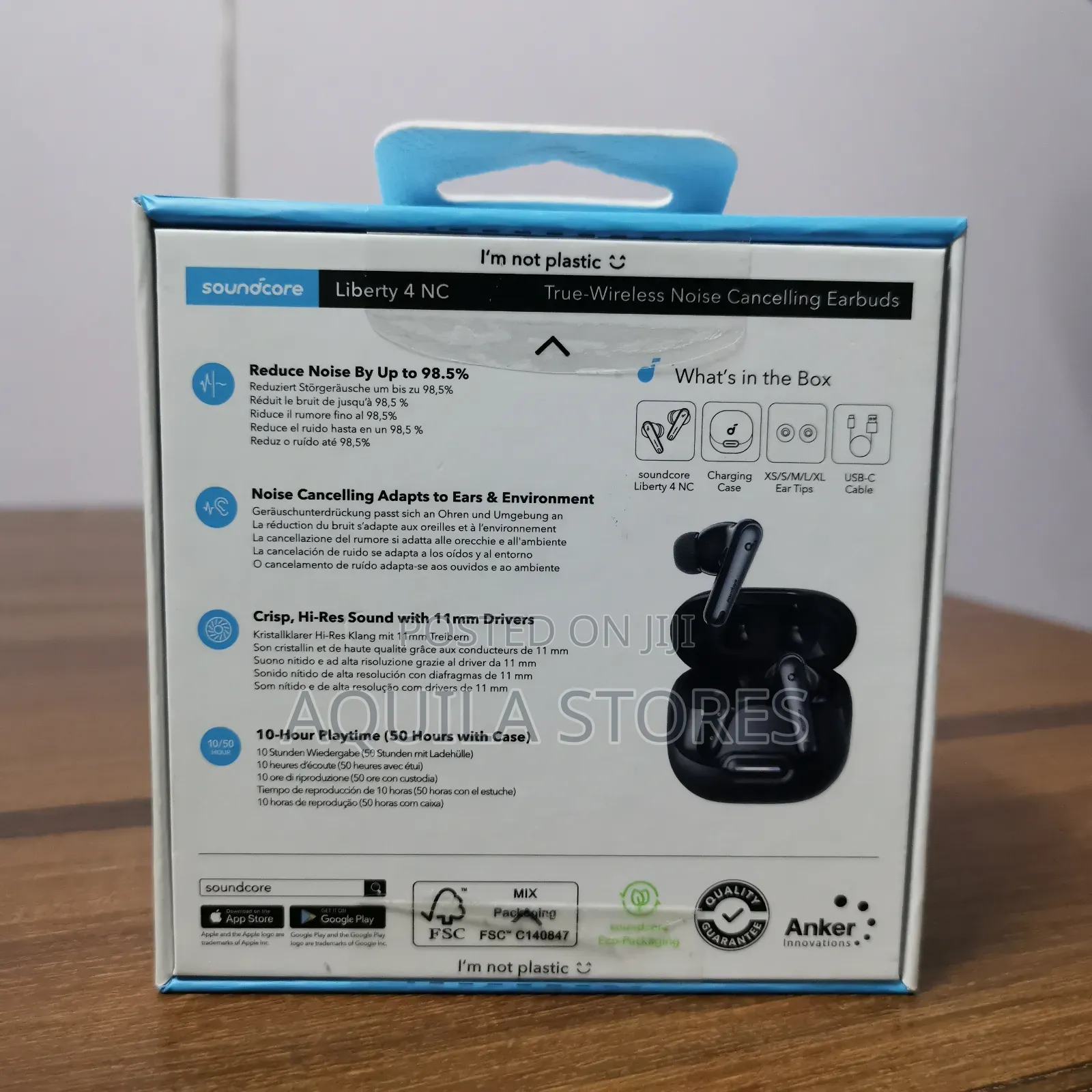 Soundcore Liberty 4 Nc Wireless Noise Cancelling Earbuds