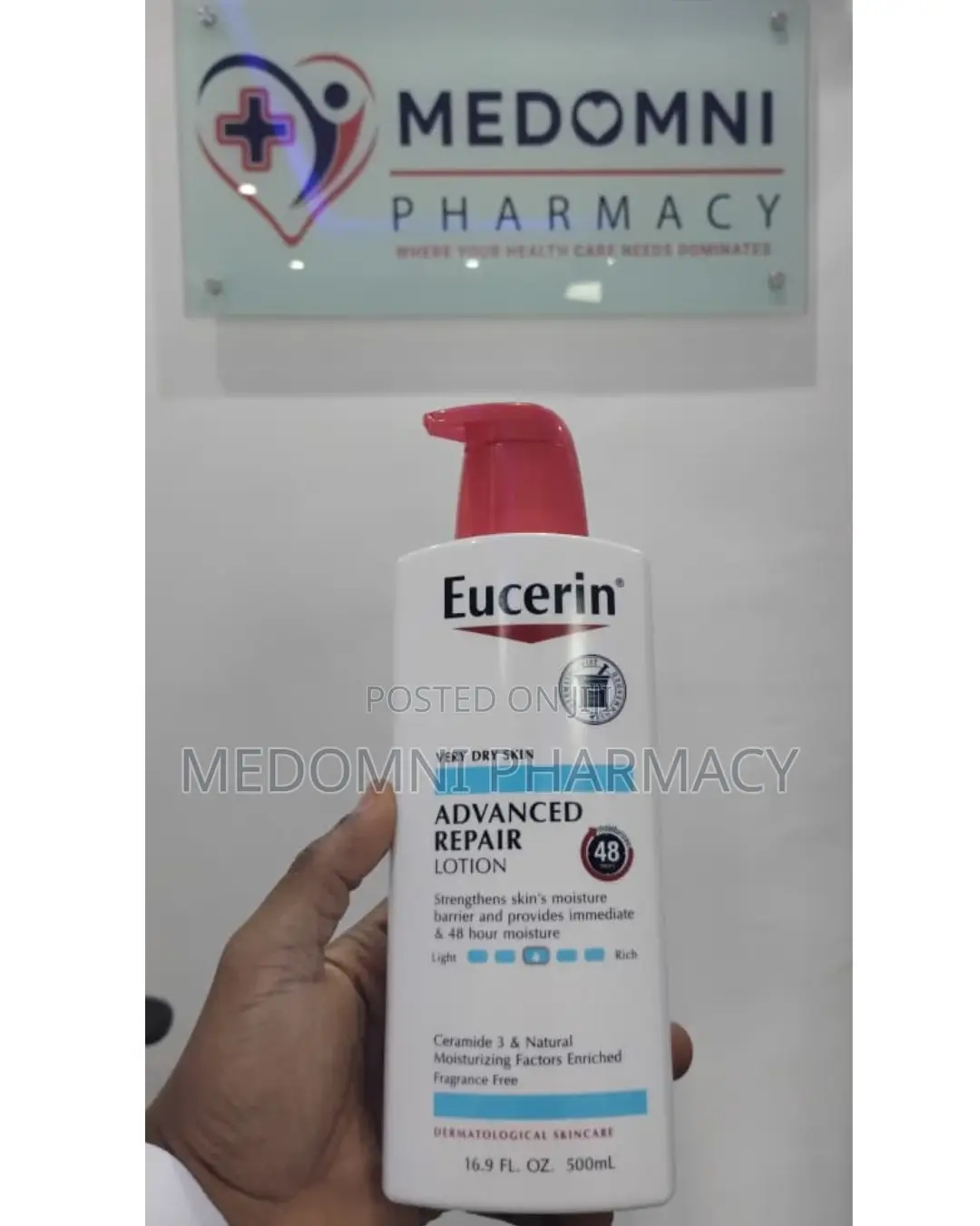 Eucerin Advanced Repair Body Lotion 500ml