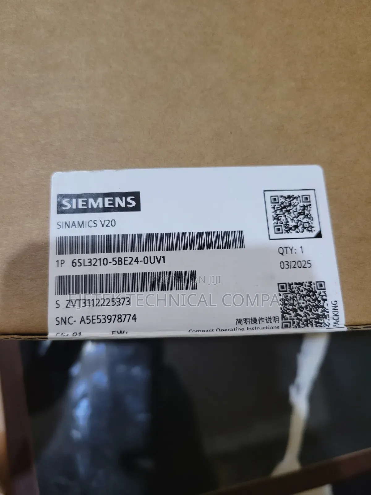 Siemens 4kw 3phase Inverter Drive
