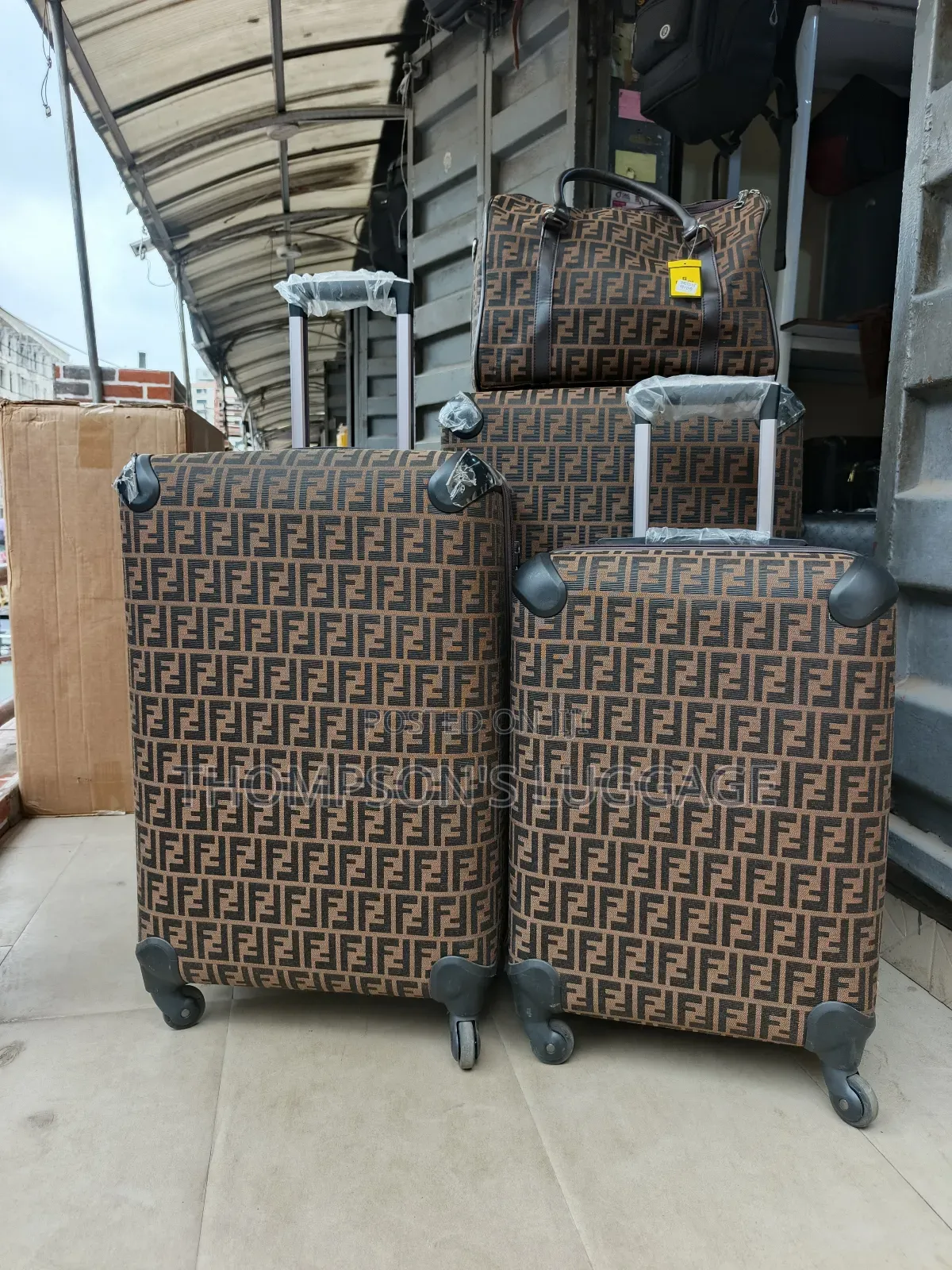 Elegant Fendi Luggage