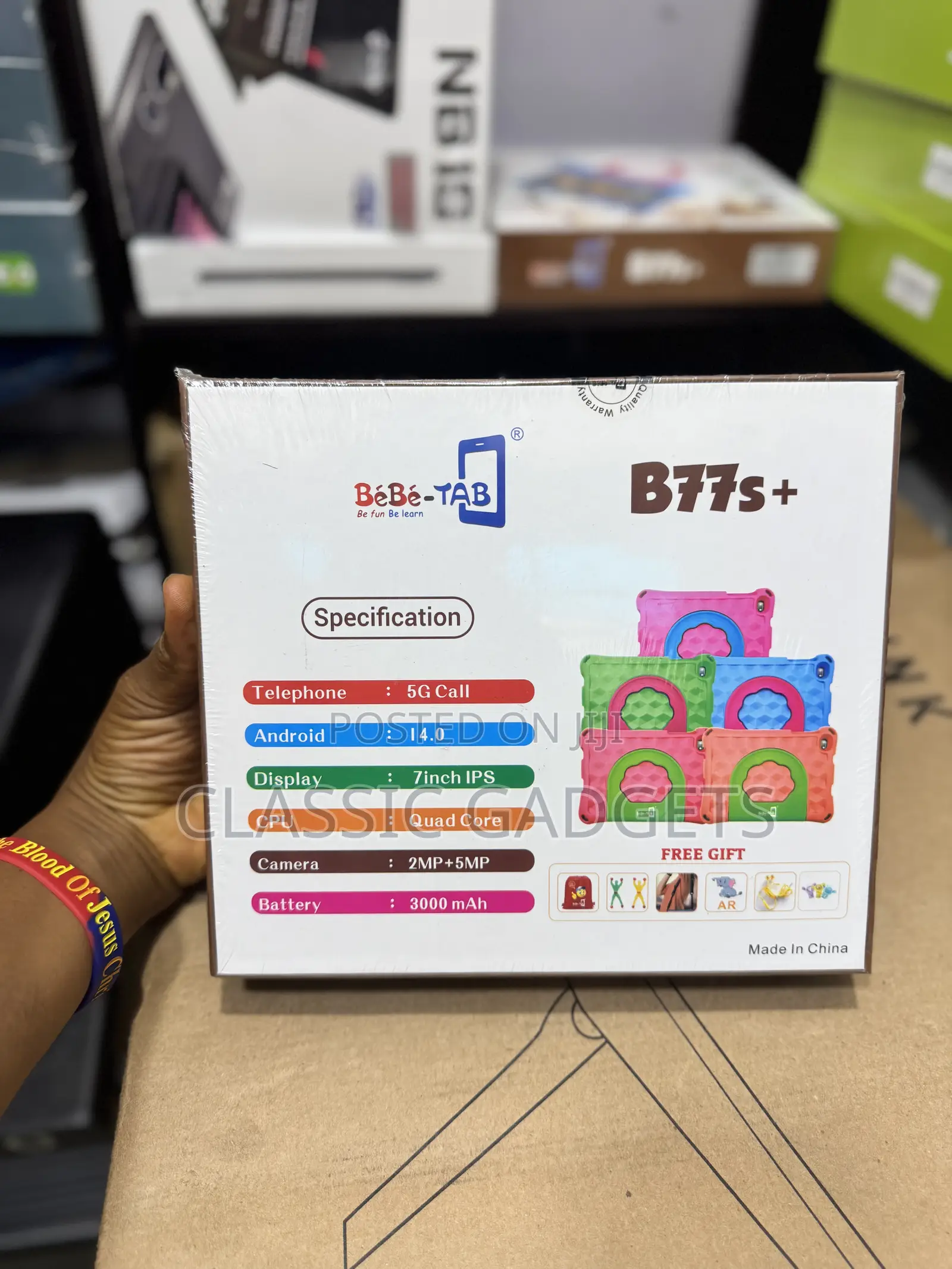 New Bebe B77s+ 256 GB Yellow