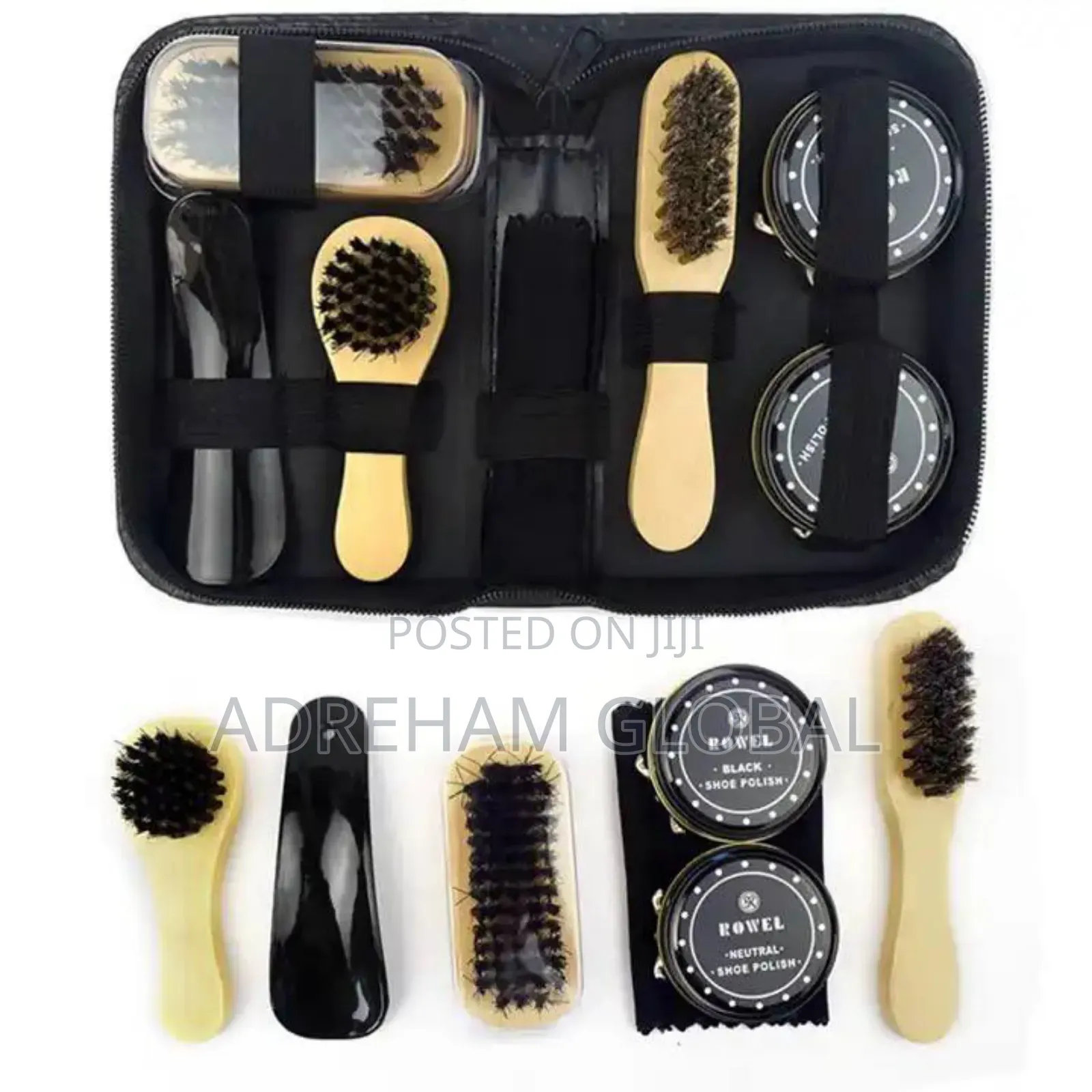 Shoe Polish Set for Your Shoes With Brushes