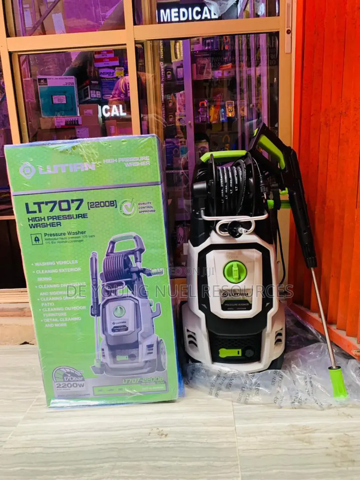 Original Lutain Electric High Pressure Washer