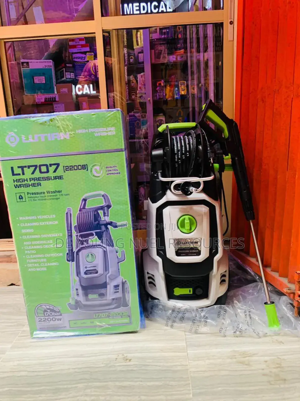 Original Lutain Electric High Pressure Washer