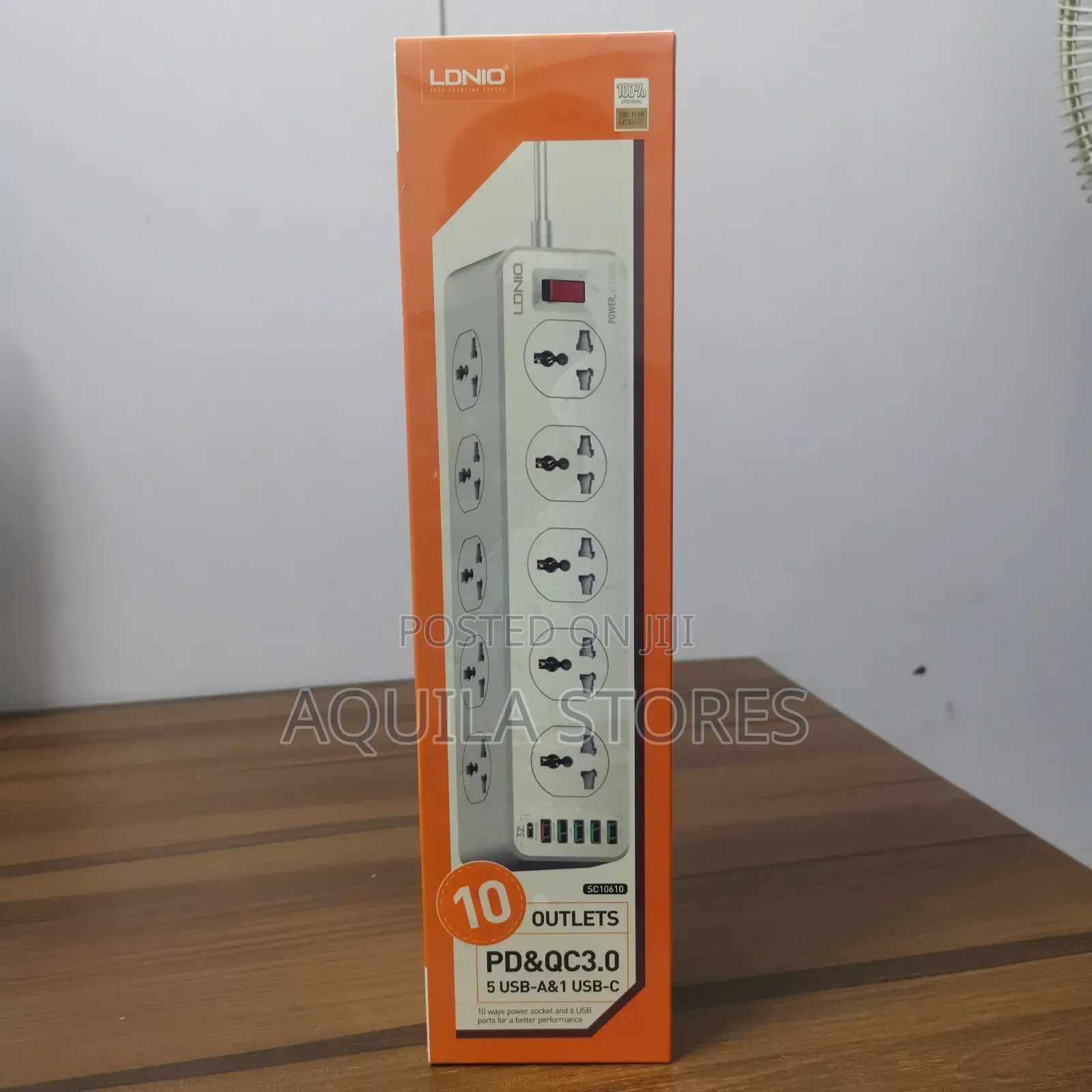 Ldnio Sc10610 Power Strip (10 Outlets)