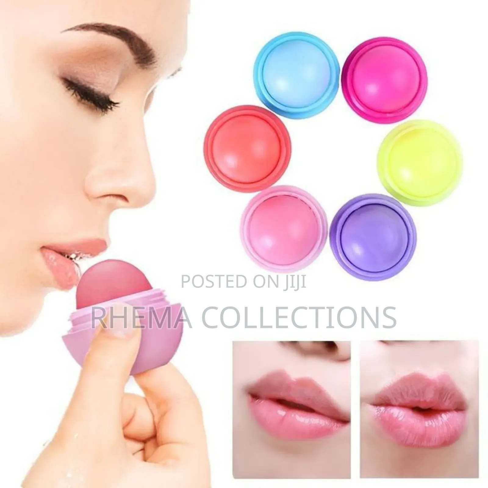 6pcs Aloe Vera Lip Balm