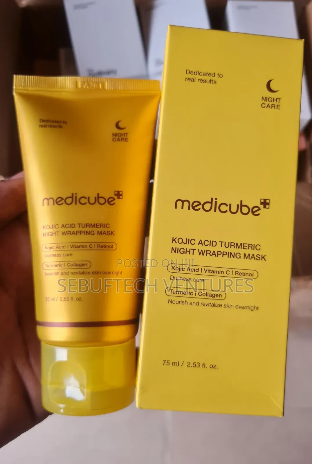 Medicube Kojic Tumeric Night Wrapping Mask - 75ml