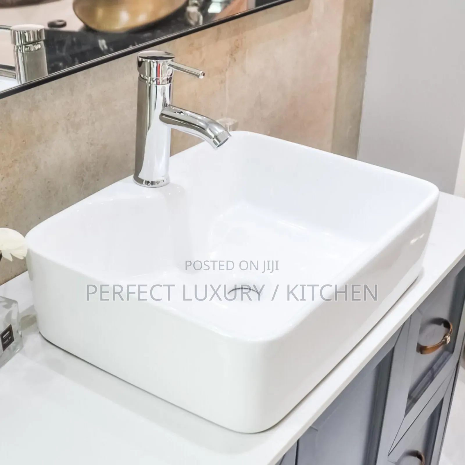 Wall Hung Square Wash Hand Basin