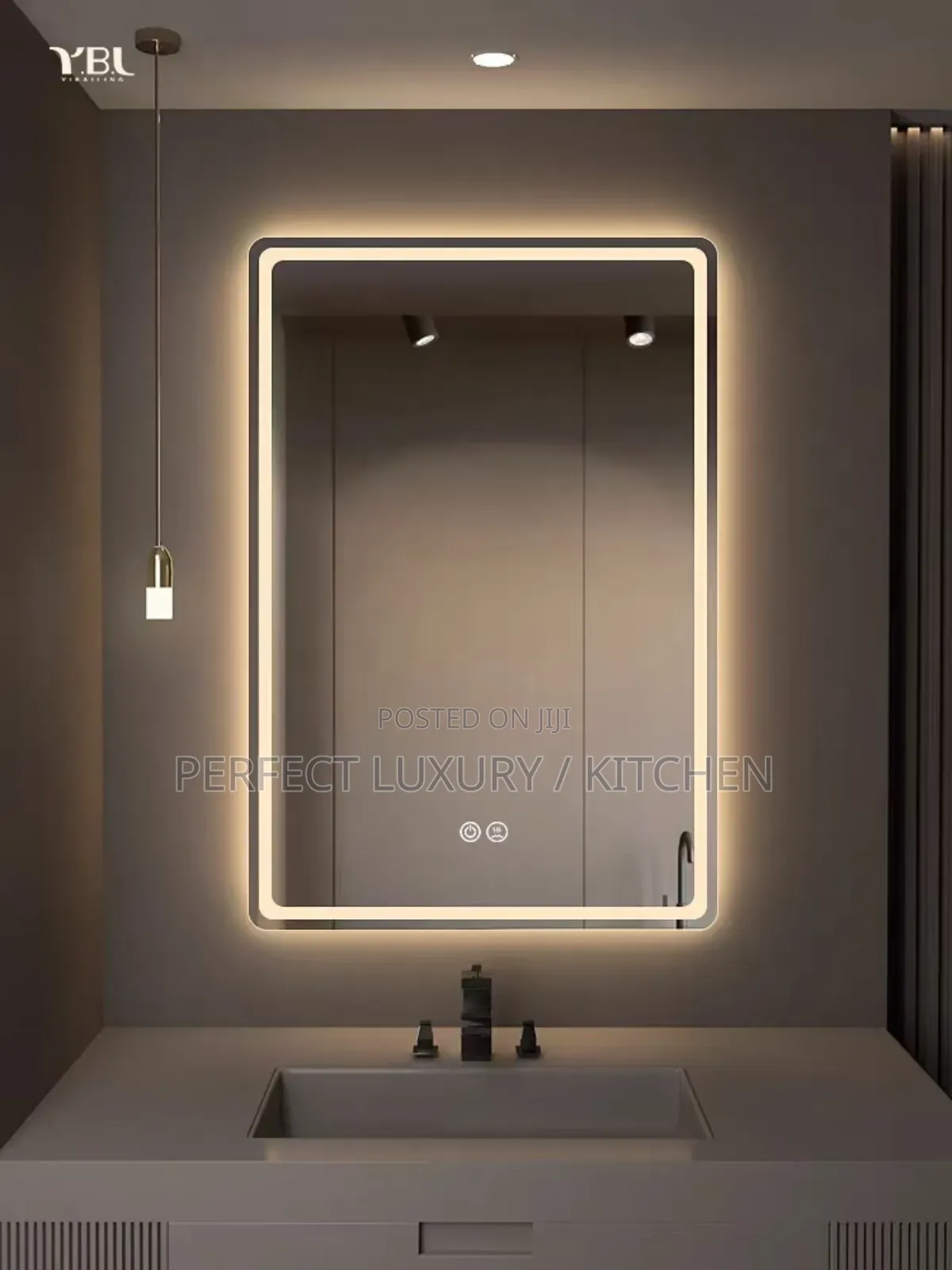 Led Light Mirror 80x60cm
