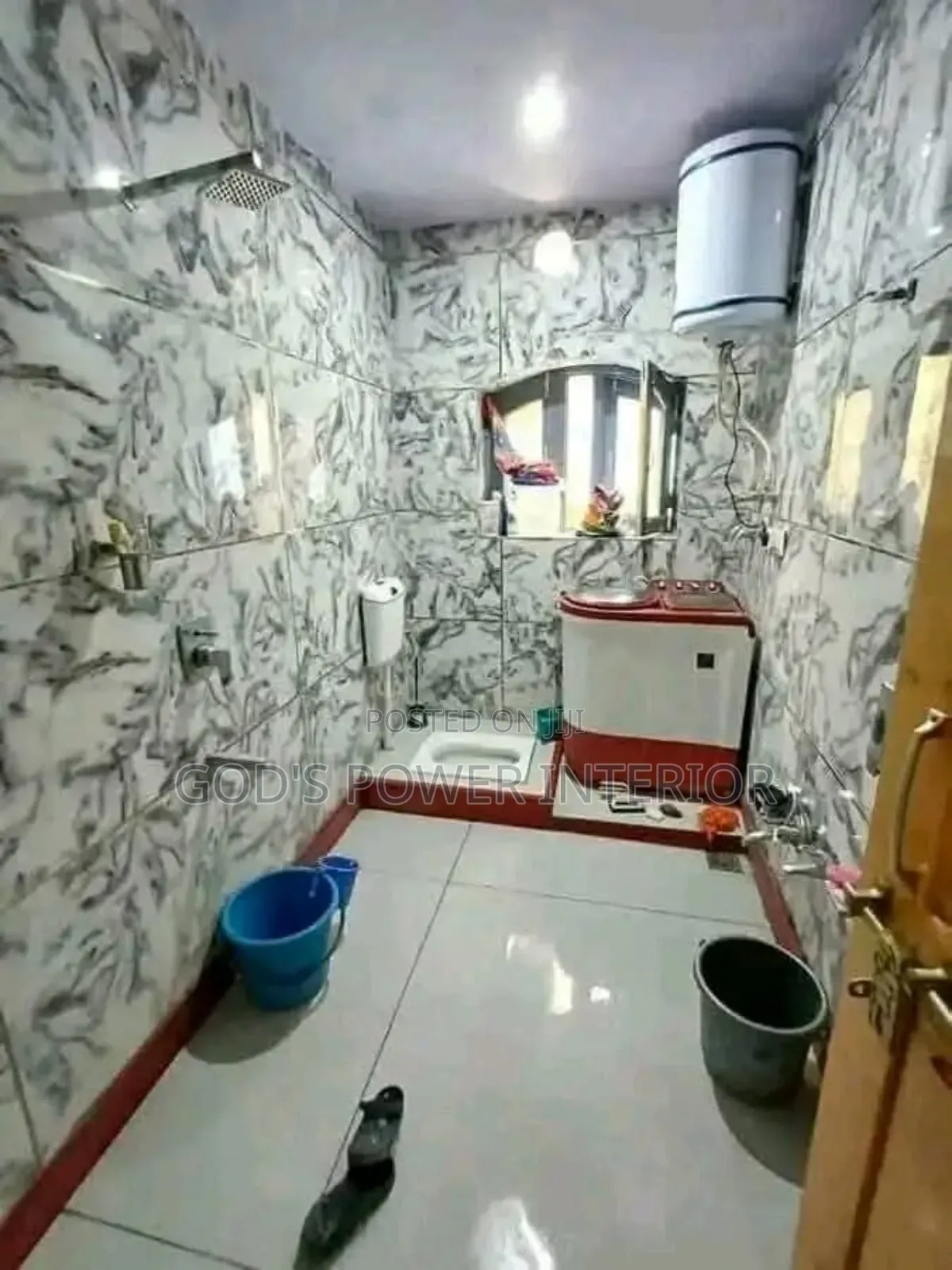 Marble Wallpaper Can Be Use in the Toilet Wall