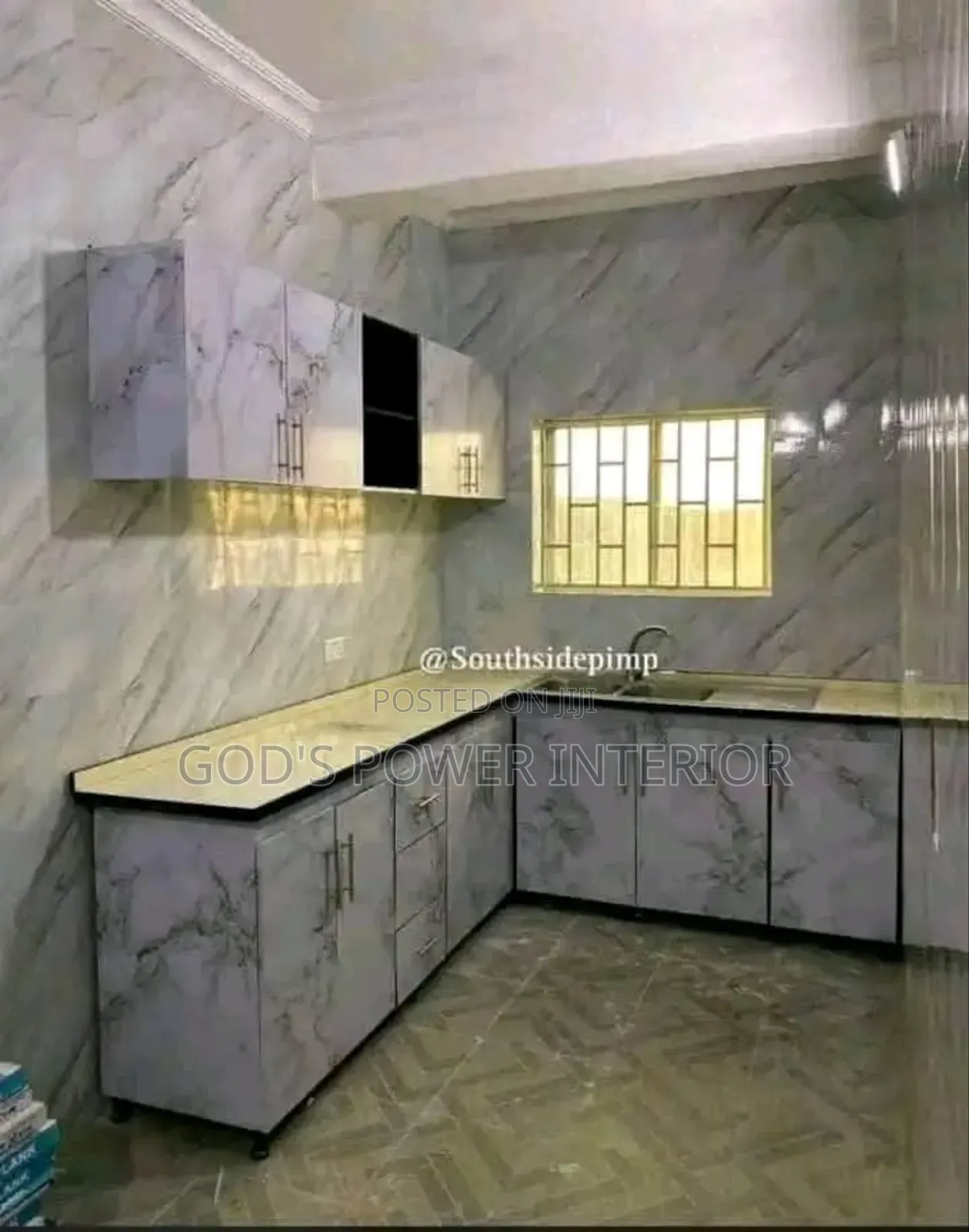 Marble Wallpaper Can Be Install in the Kitchen Wall