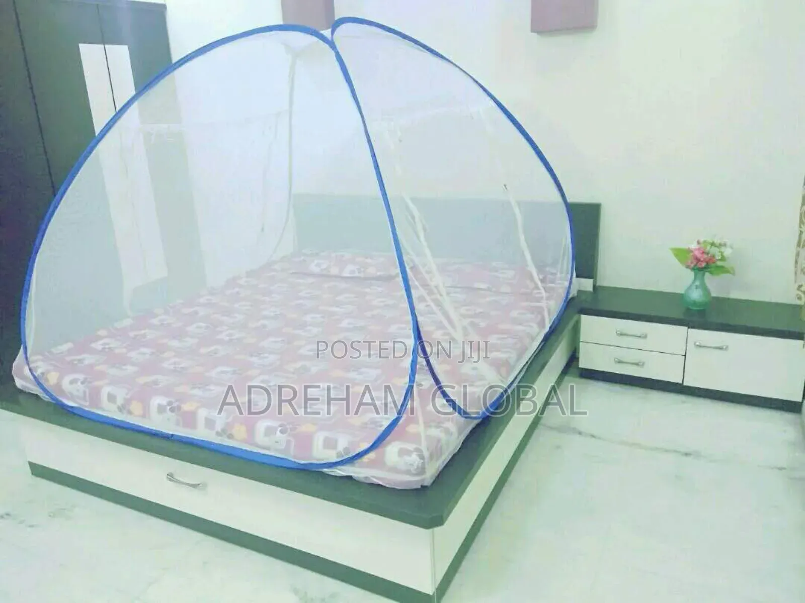 Tent Style Mosquito Net 6by 6, Available in 6/7, 7/7