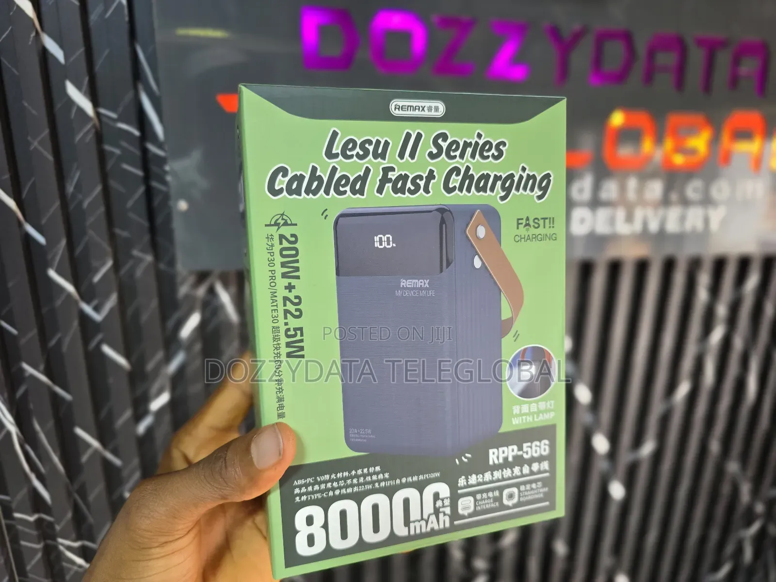 Remax Lesu Ii Series RPP-56 80000mah Cabled Fast Powerbank