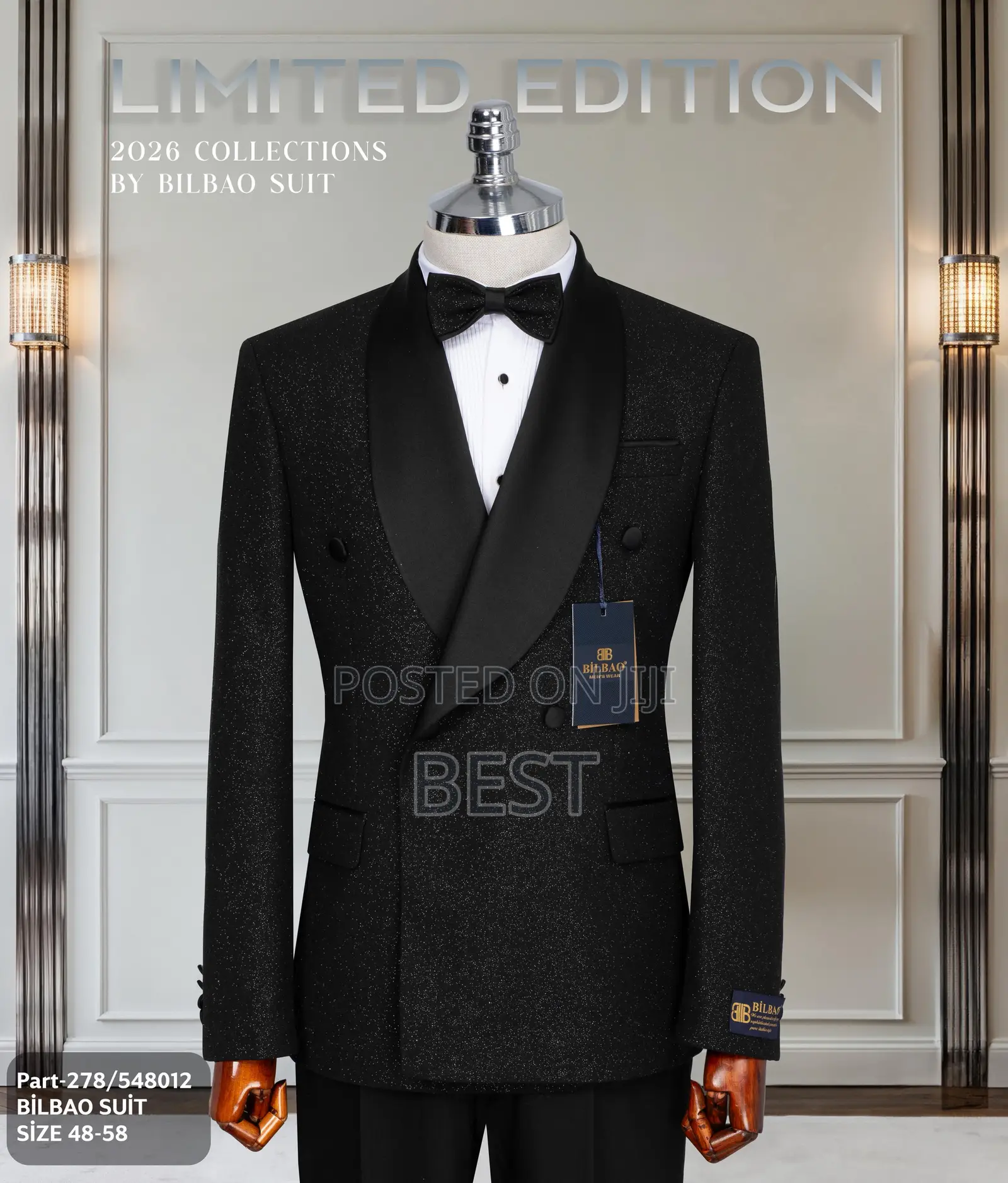 Luxury Trendy Tuxedo Suit for Weddings Other Occasions