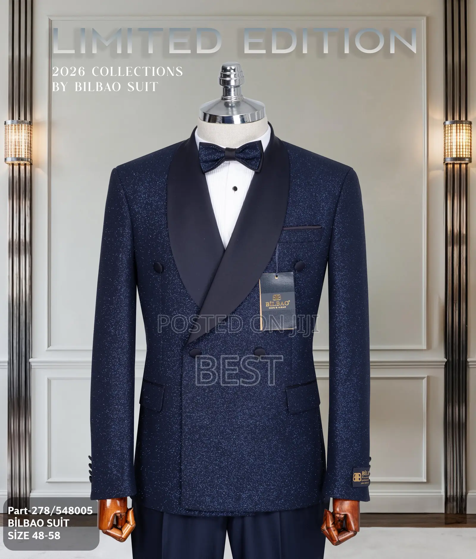 Luxury Trendy Tuxedo Suit for Weddings Other Occasions