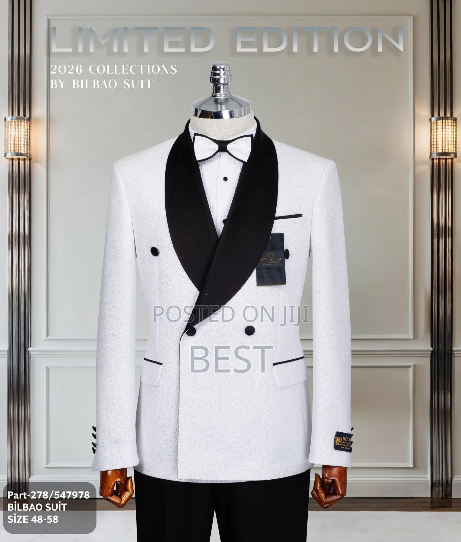 Luxury Trendy Tuxedo Suit for Weddings Other Occasions