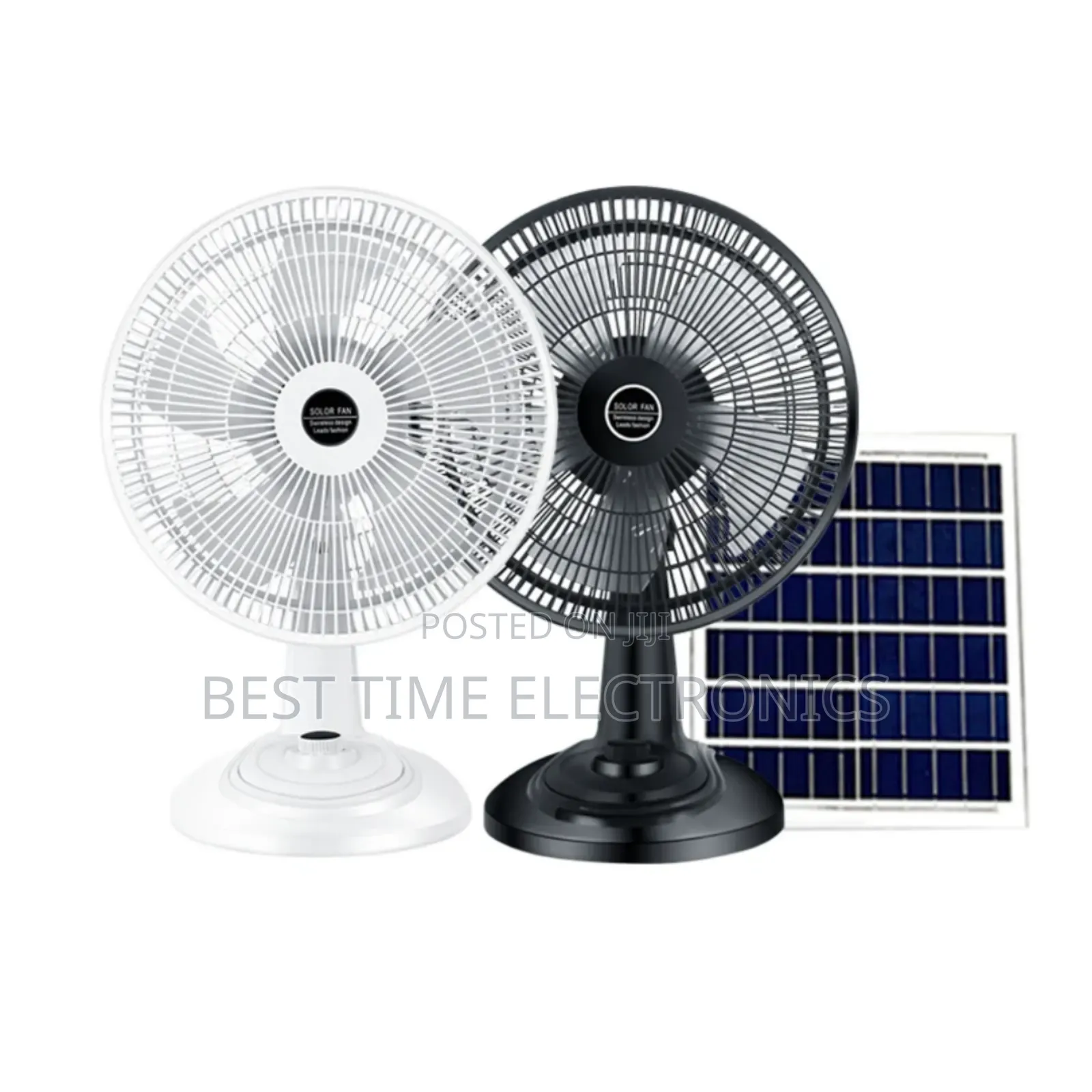 Quality 14" Favorite Solar Rechargeable Table Fan