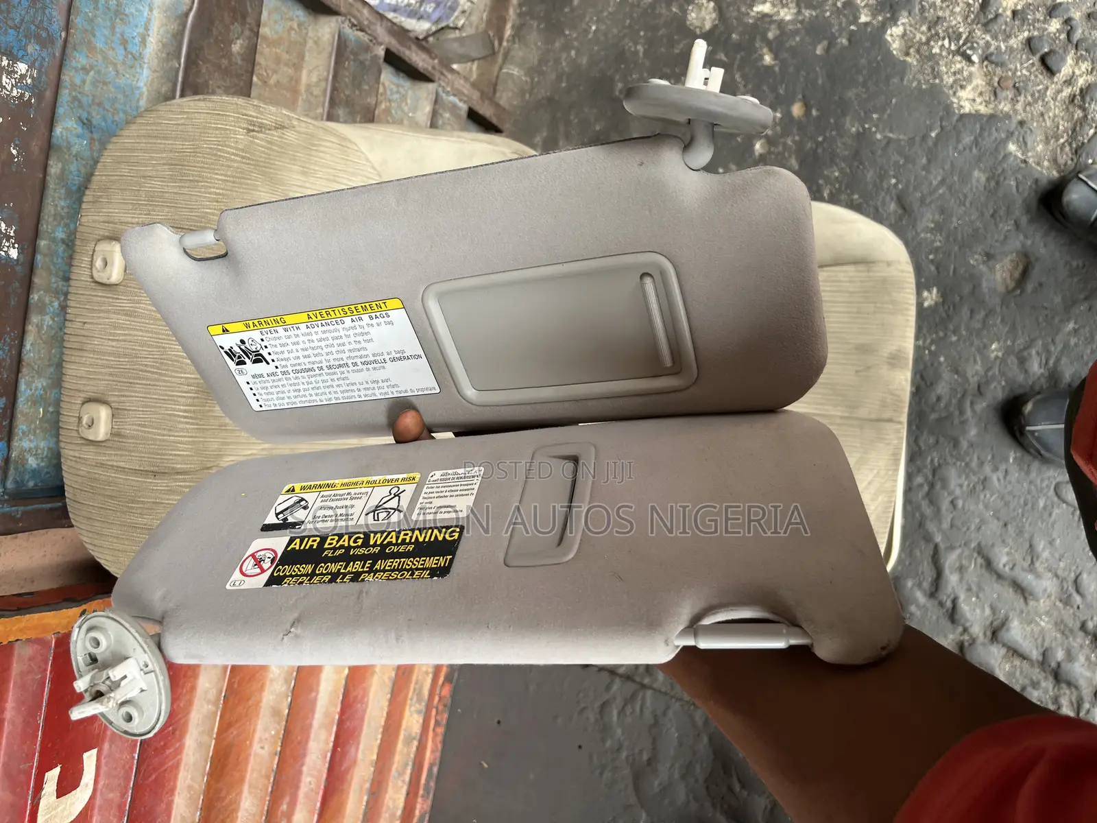 Two Front Sun Visors Lexus Rx 350 2010 to 2013 Model