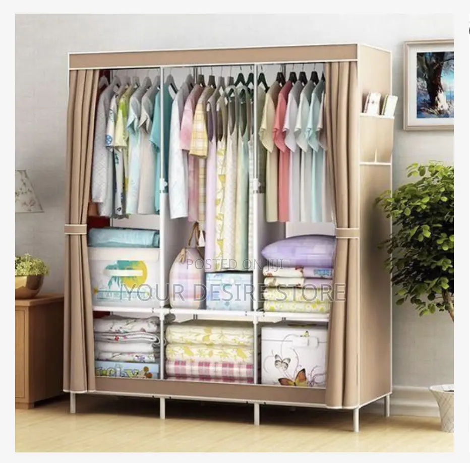 Multi-Layer Standing Clothes Organizer Wardrobe