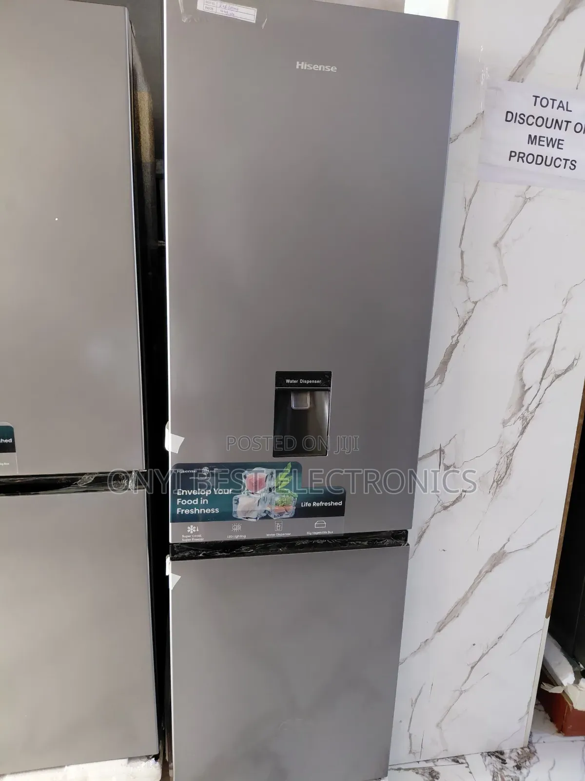 Hisense 264l Botom Freezer Double Door Refrigerator Rd-35dcb