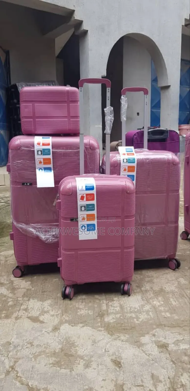 Set Of Unbreakable Rubber Luggage