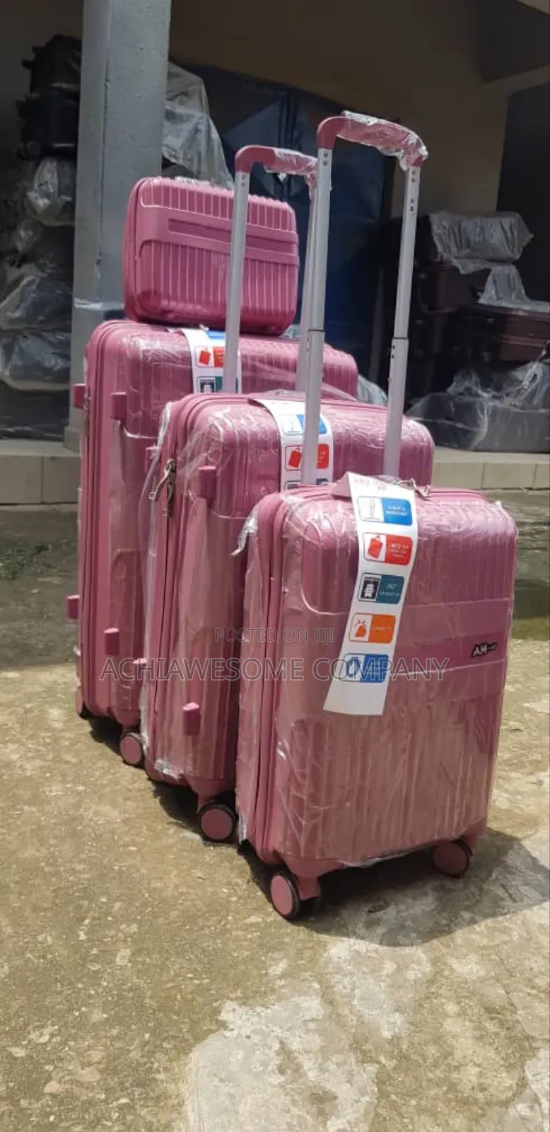 Set Of Unbreakable Rubber Luggage