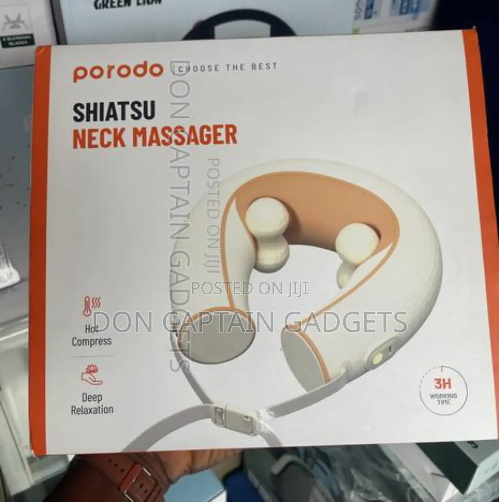 Porodo Shiatsu Neck Massager