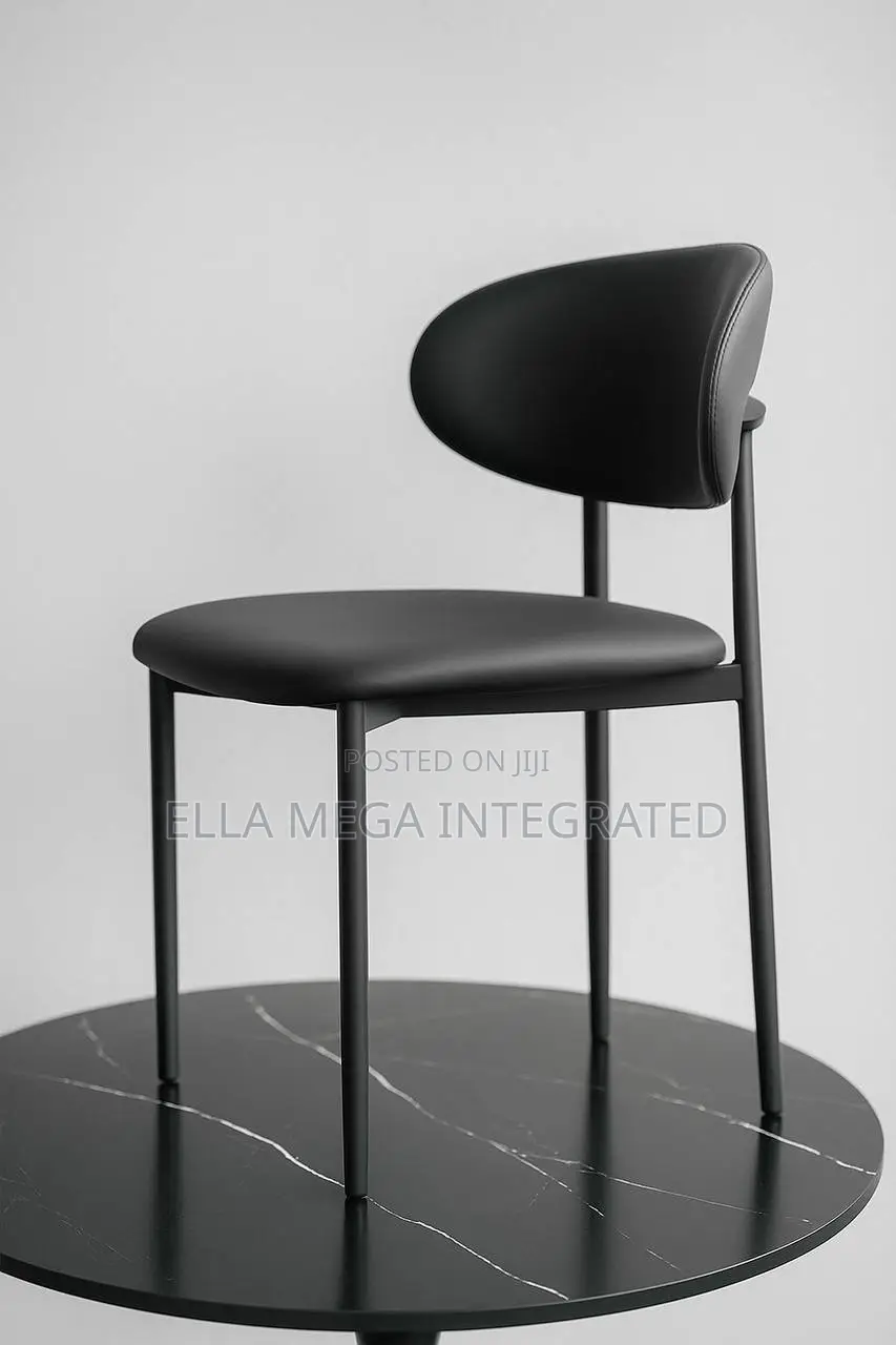 Dining Chair With Metal Leg