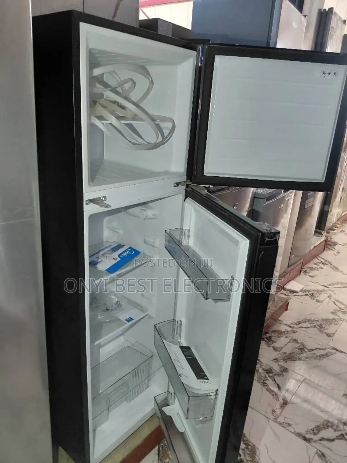 Midea 216l Refrigerator Black (Hs216)