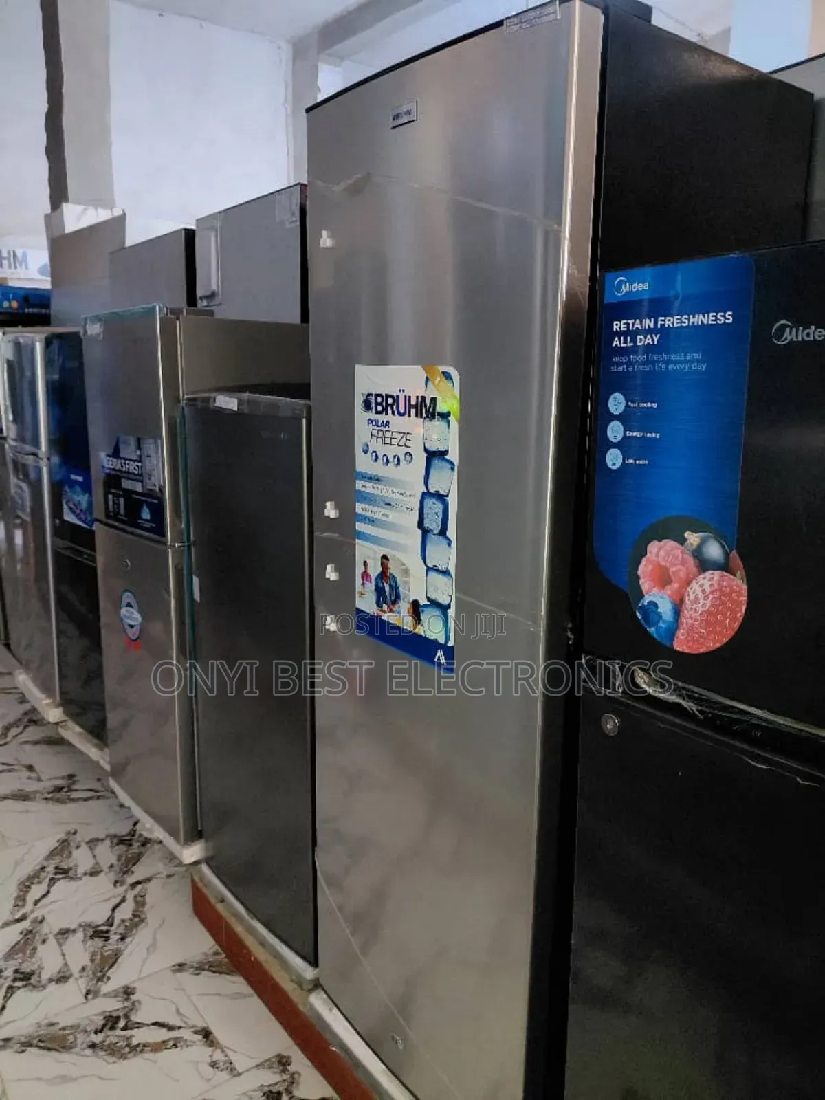 Bruhm 228 Liters Standing Freezer With 9 Steps | Bus-230m