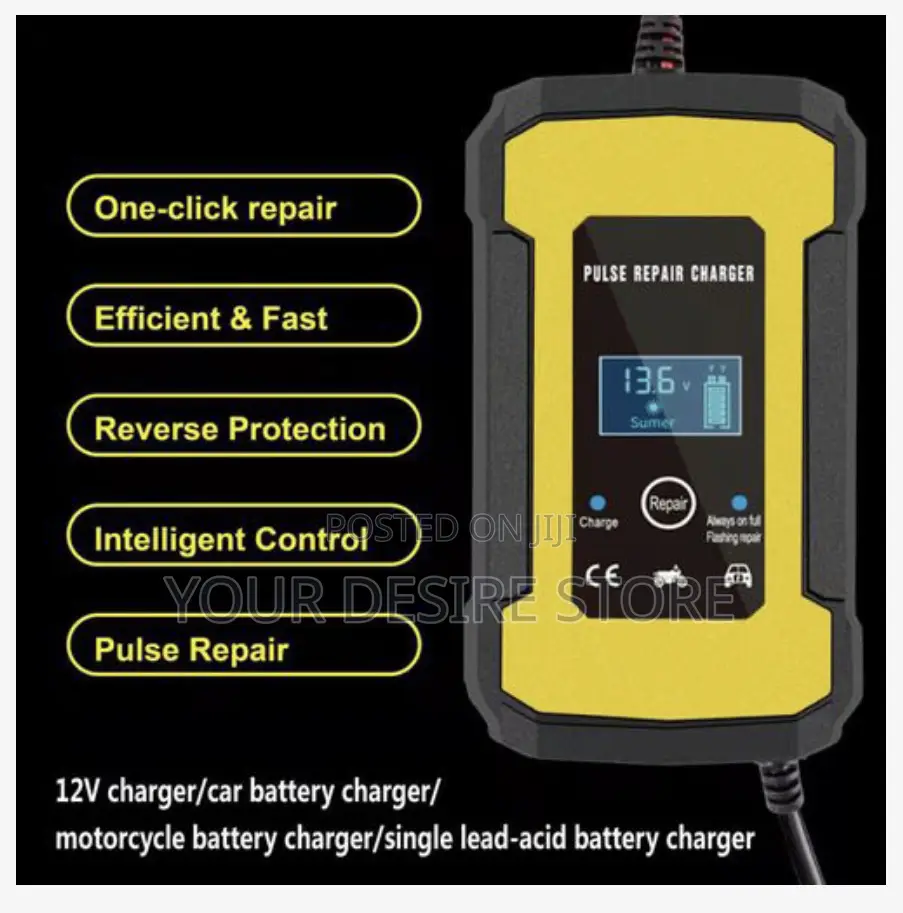 Car Battery Charger 12v 6a Smart Fully Automatic