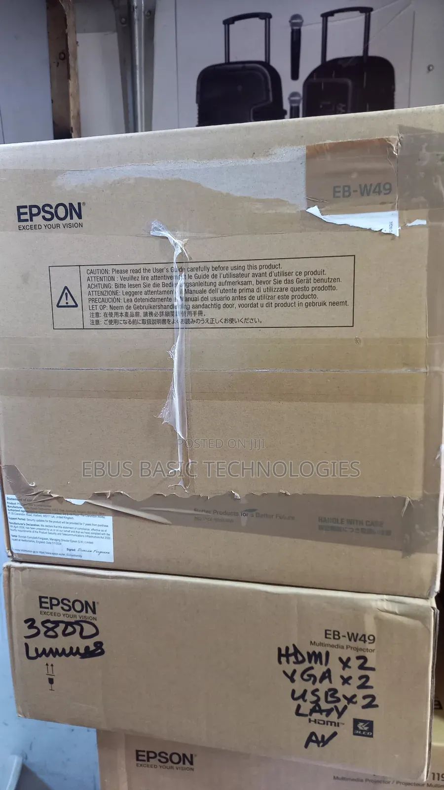 Epson Eb-W49 3800 Lumens Projector