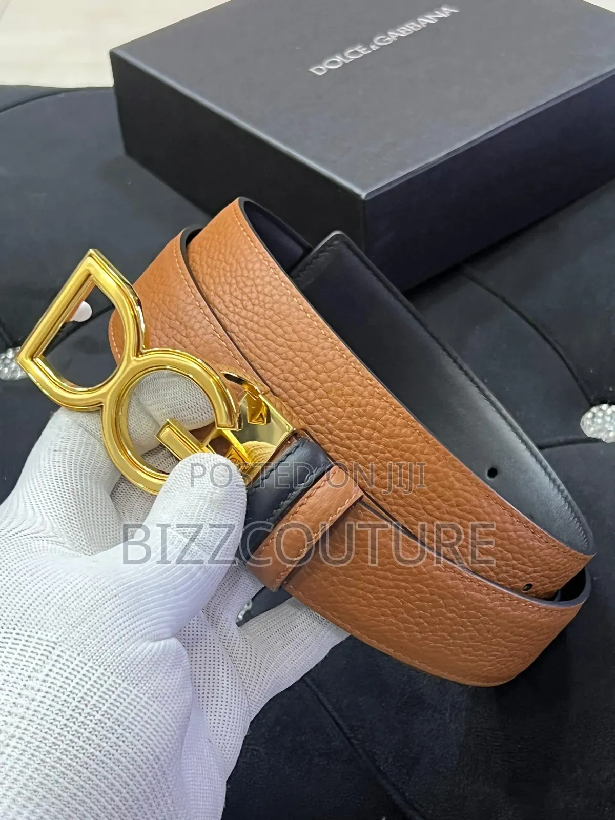 Original Dolce Gabbana Leather Belts Available in Store