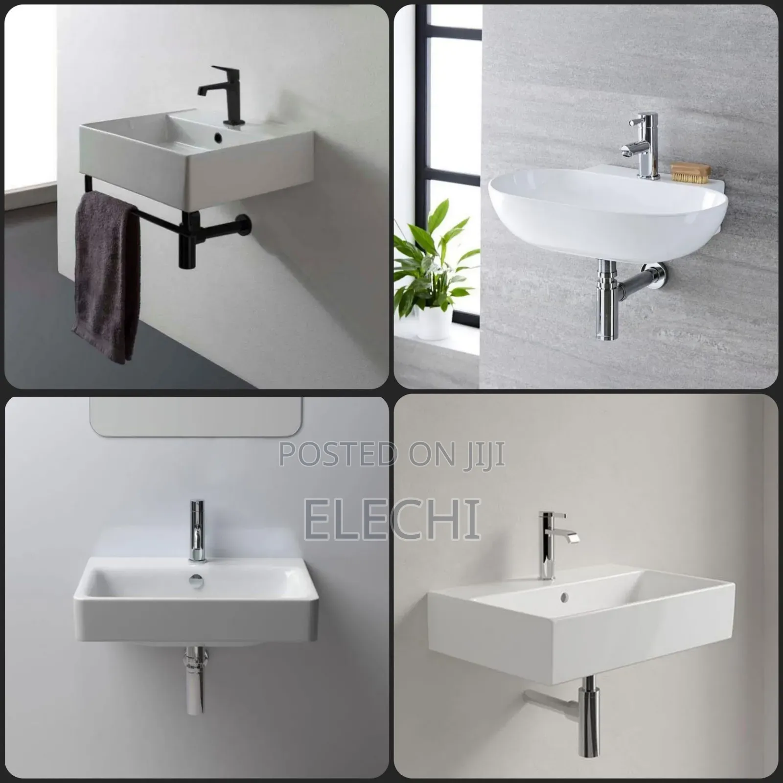 Wall Hung Basin 40cm 60cm
