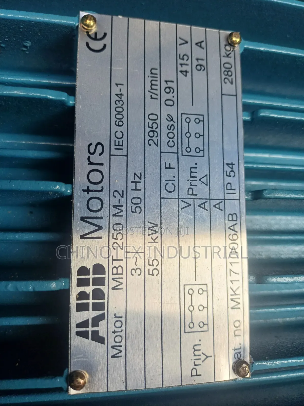 Asea Electric Motor 75hp/55kw Three Phase High Quality Electric Motor
