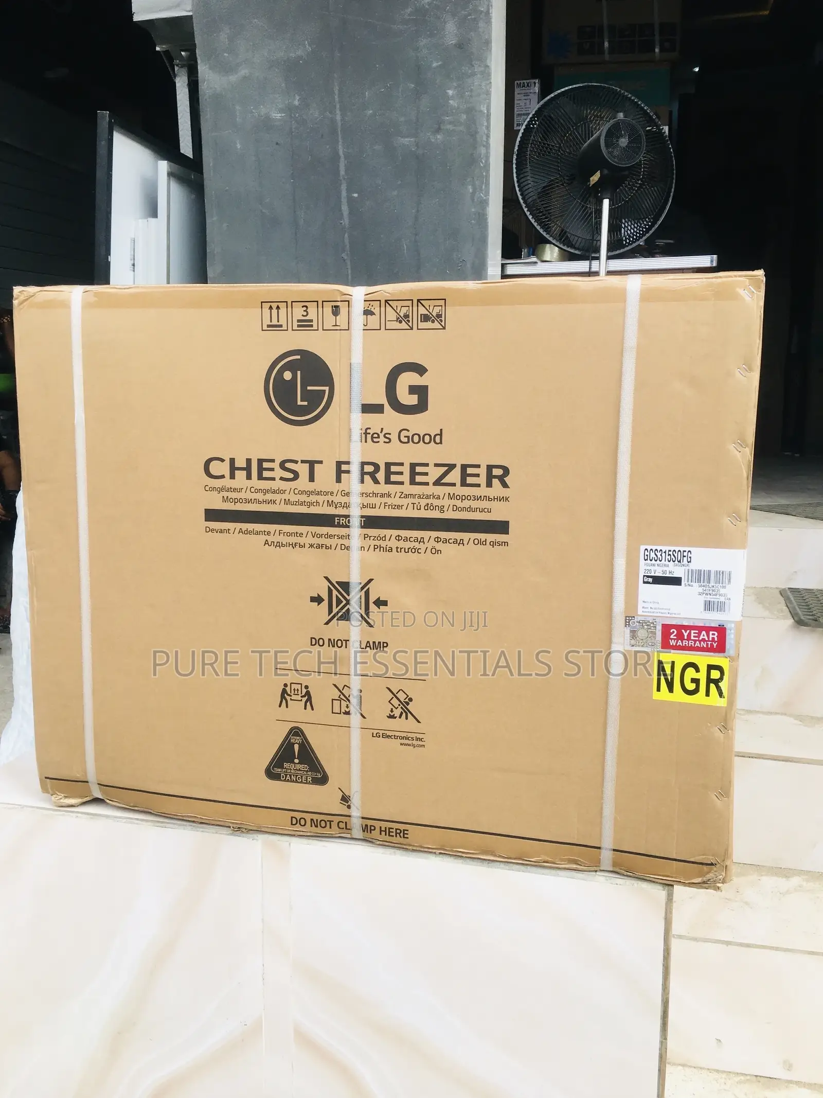 Original Lg Low Power Consumption Chest Freezer 280liters