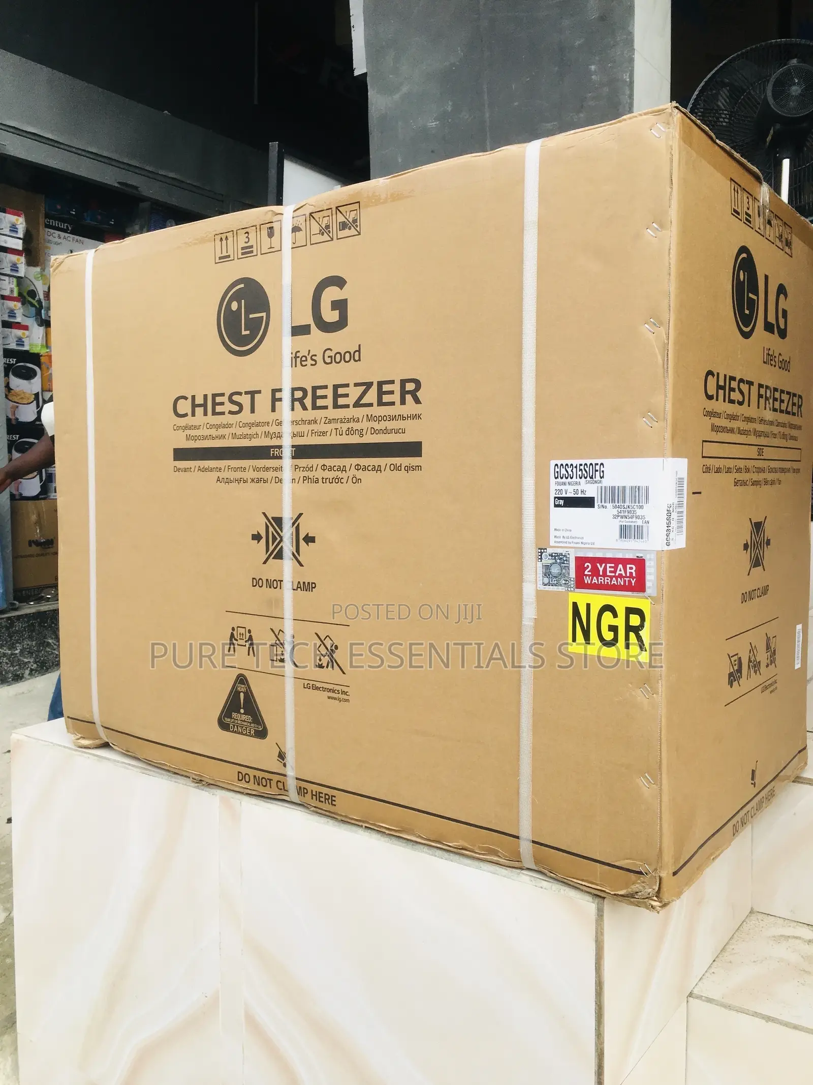 Original Lg Low Power Consumption Chest Freezer 280liters