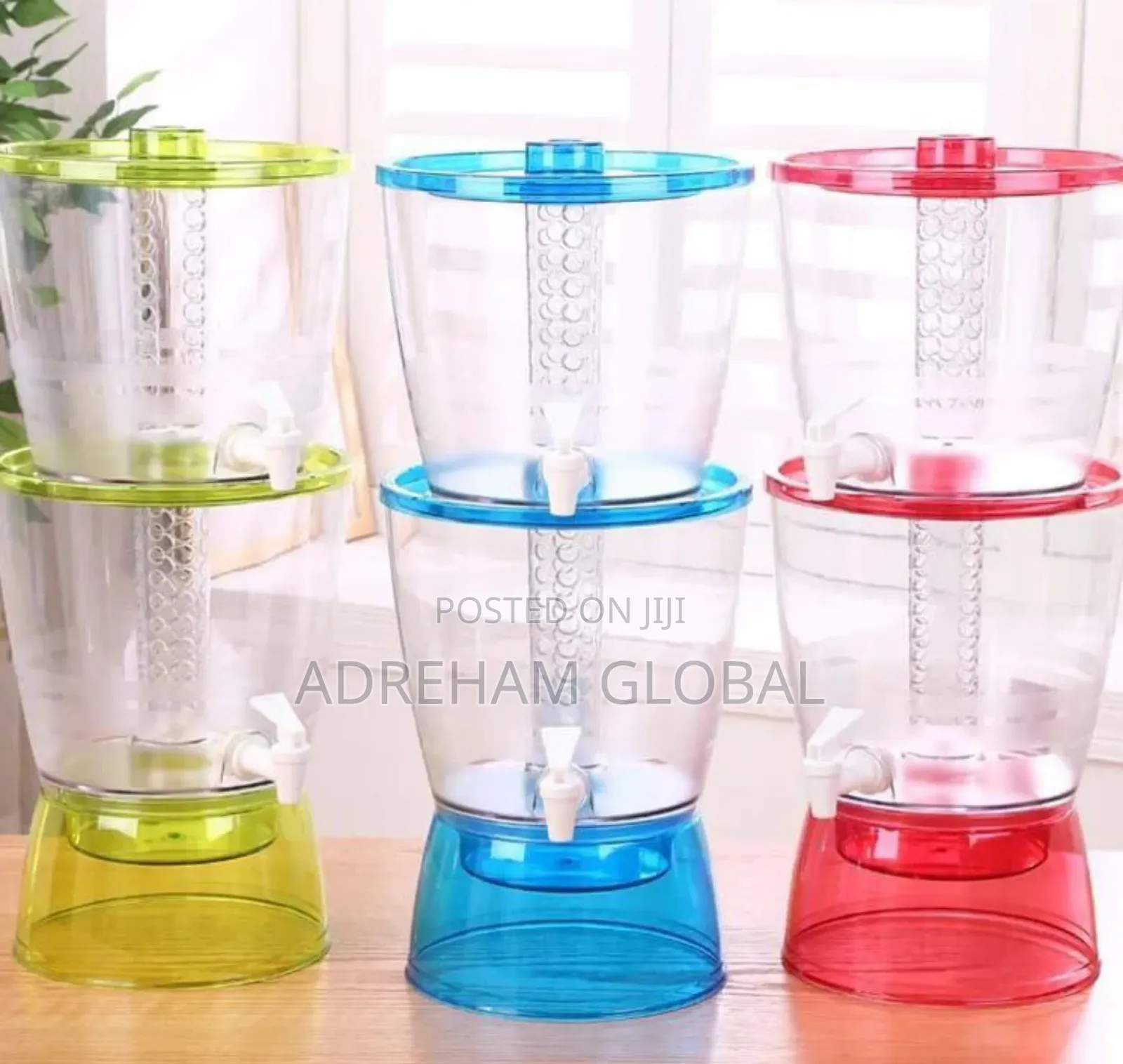 13liters Acrylic Double Beverage Juice Dispenser