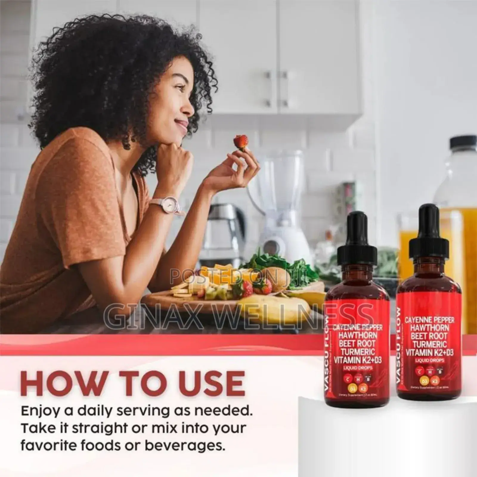 Vascu Flow Cayenne Pepper Liquid Drops With Hawthorn