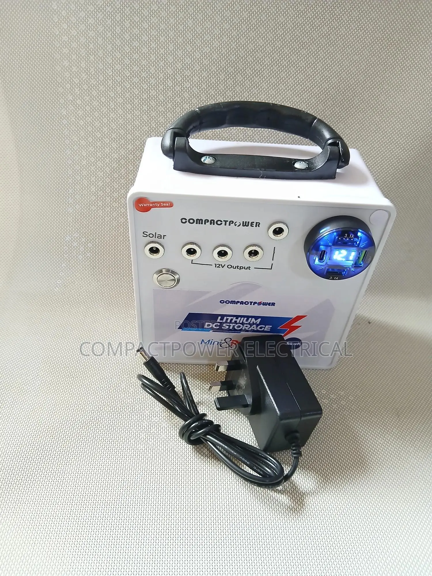 Dc Online Ups 185wh for 12v 5v Applications - Solar Enable