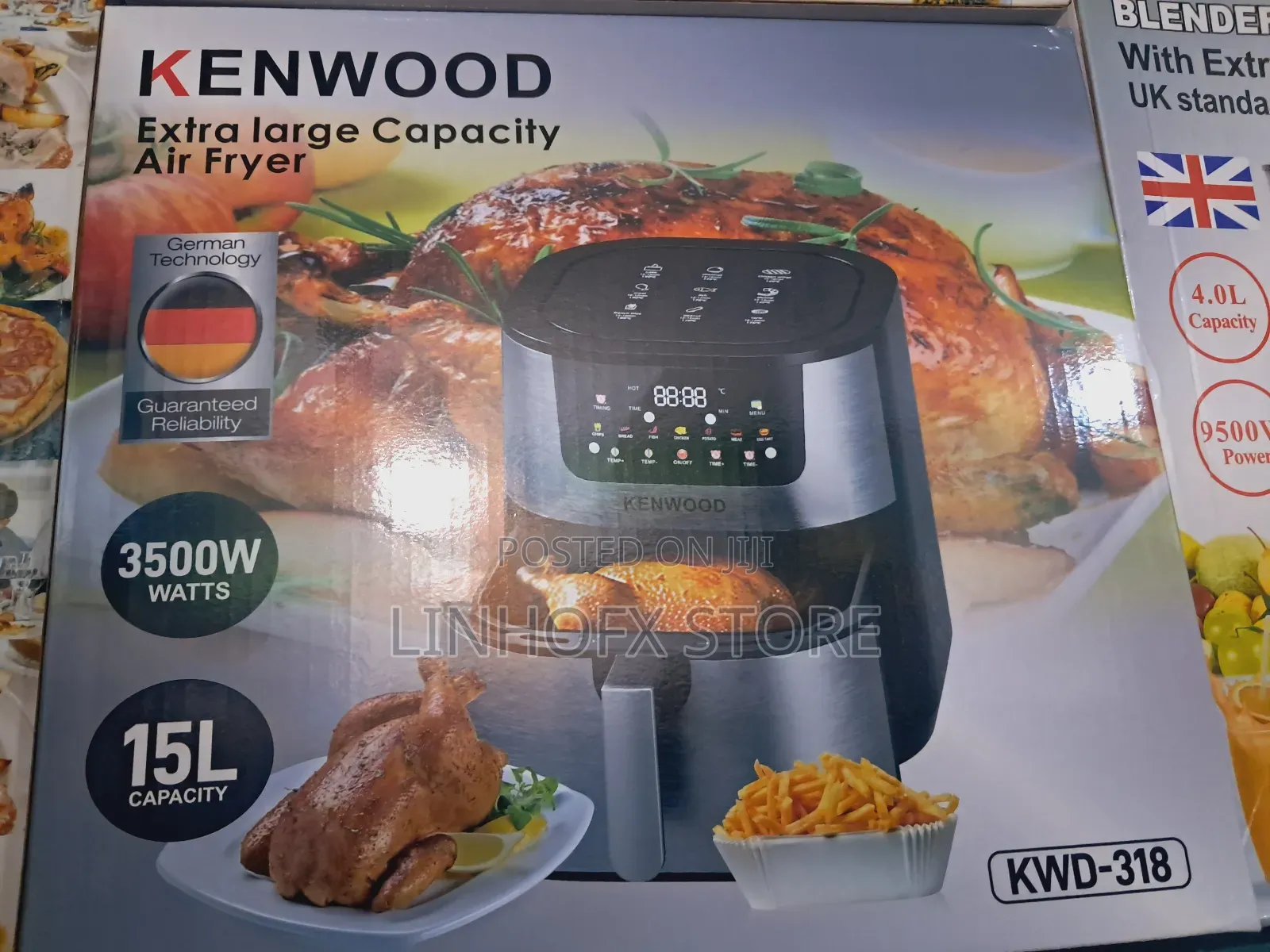 Kenwood Extra Large Capacity Air Fryer (15l)