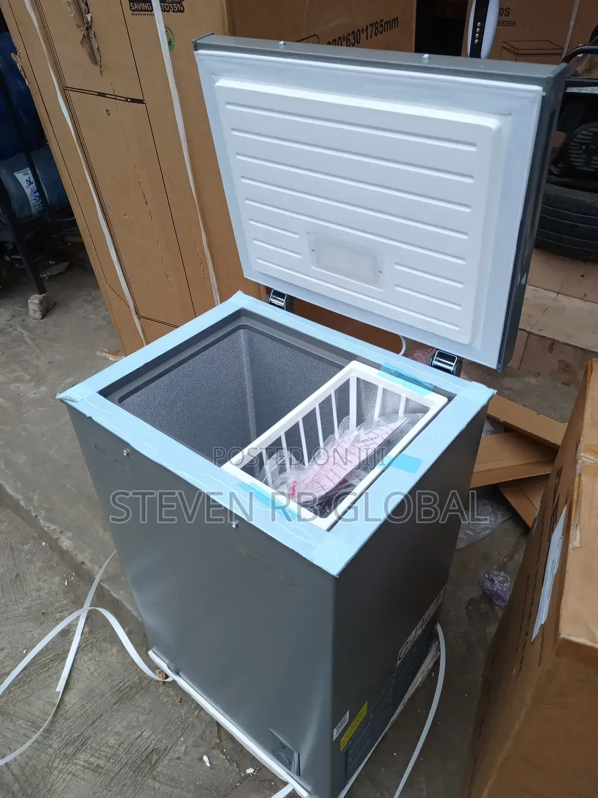 Aeon 90litres Chest Freezer (Acf90gj) - Dark Grey
